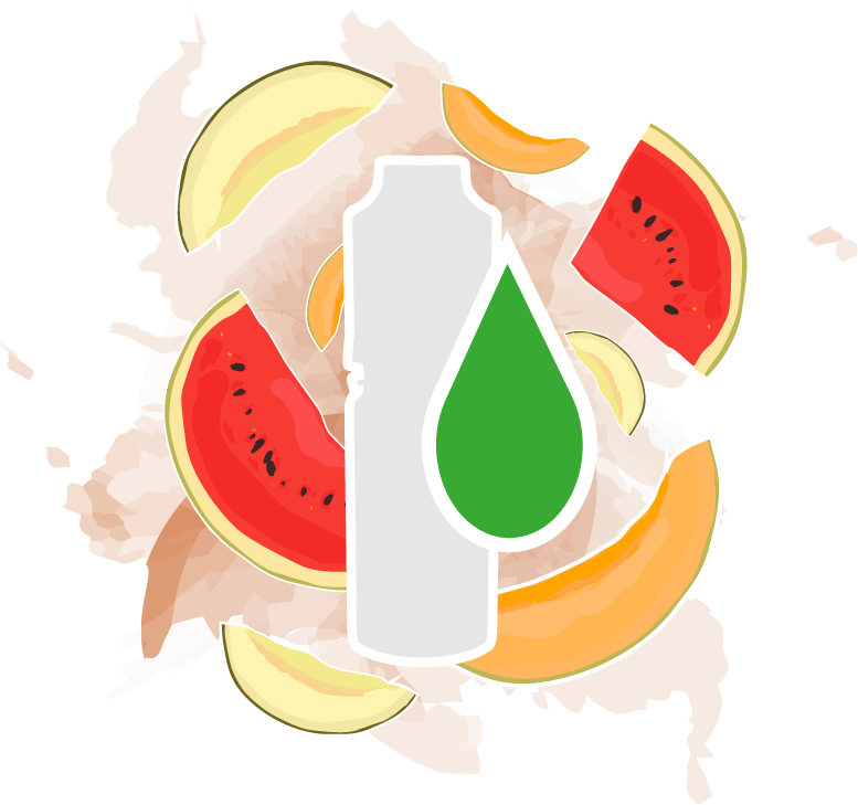 Sweet Melody (Melonen-Mix) - E-Zigaretten Liquid - 0 mg Nikotin