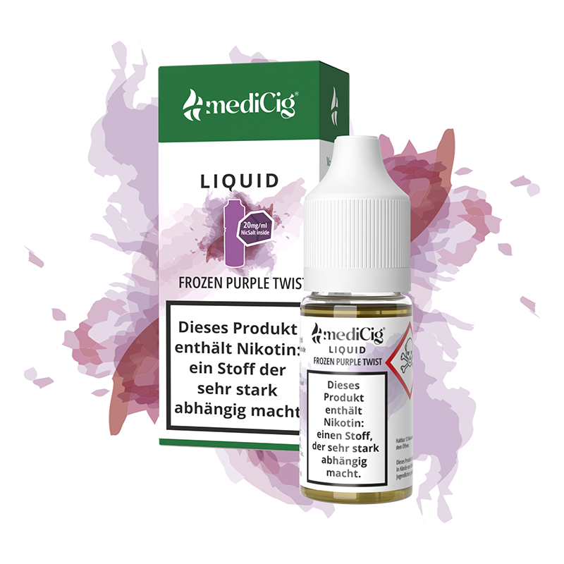 Nikotinsalz Liquid Frozen Purple Twist (Traube) E-Zigaretten Liquid 20 mg Nikotin Nikotinsalz Liquid Frozen Purple Twist (Traube) E-Zigaretten Liquid 20 mg Nikotin