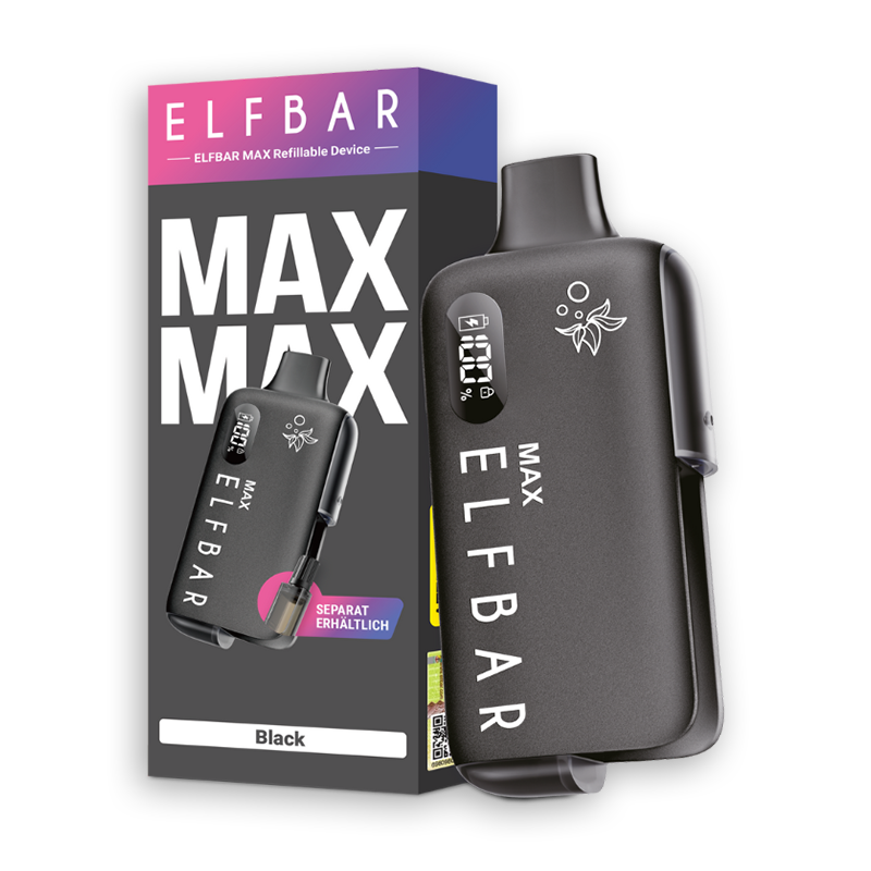 Elfbar Max schwarz