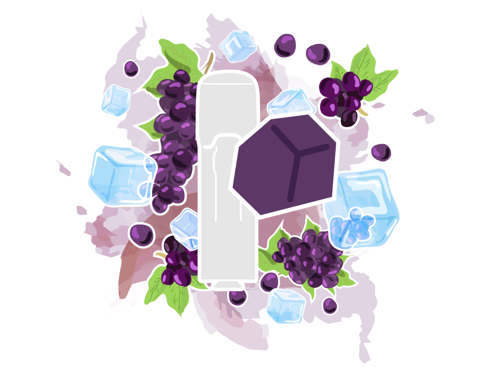 Pods Frozen Purple Twist 2er Pack – 20 mg Nikotinsalz - 20 mg Nikotin