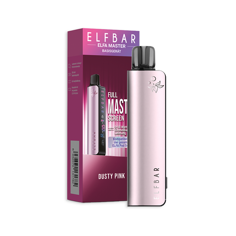 Elfbar Elfa Master Basisgerät - dusty pink mit Verpackung