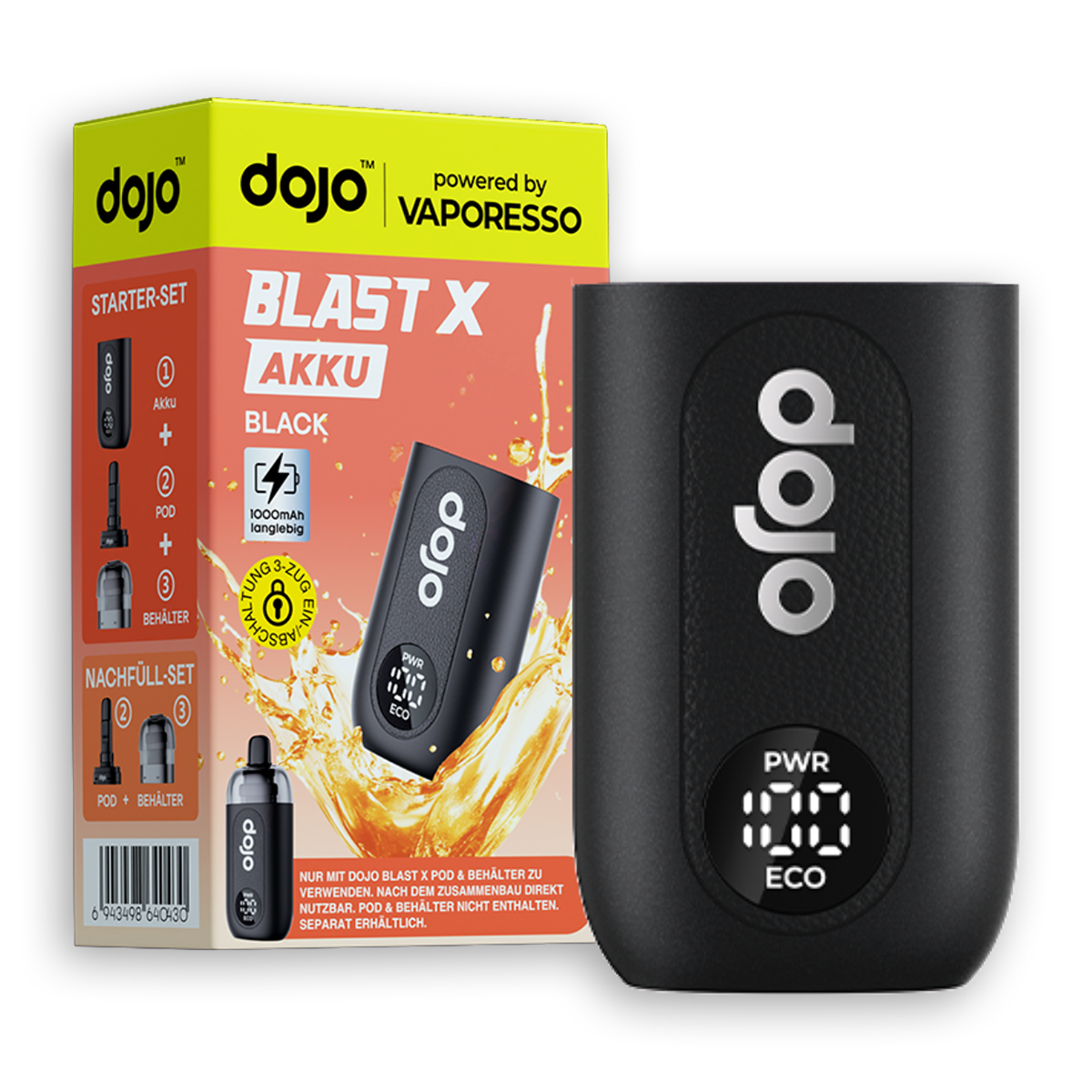 dojo BLAST X Starter-Set schwarz