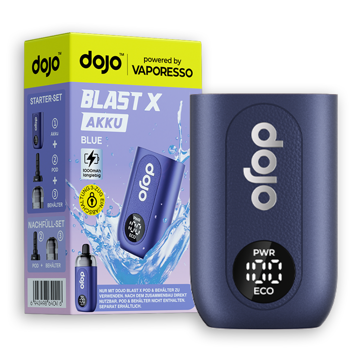 dojo BLAST X Starter-Set blau