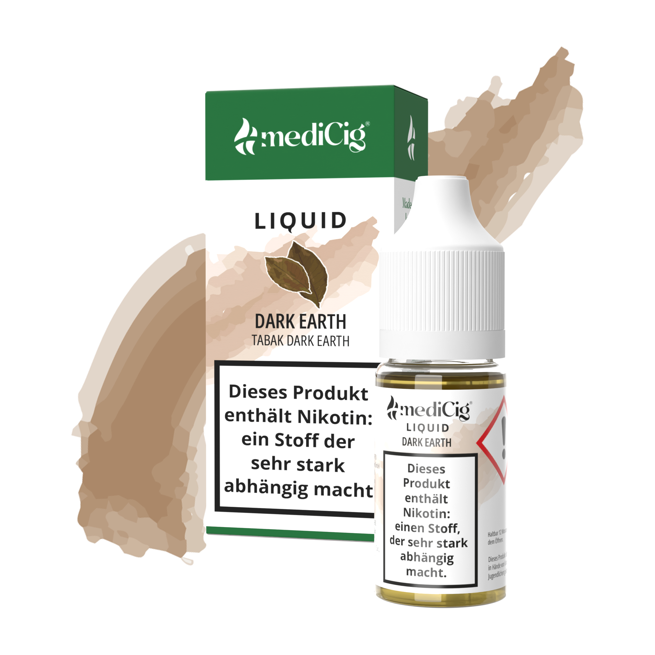 Dark Earth (Tabak Dark Earth) E-Zigaretten Liquid 0 mg Nikotin Dark Earth (Tabak Dark Earth) E-Zigaretten Liquid 0 mg Nikotin