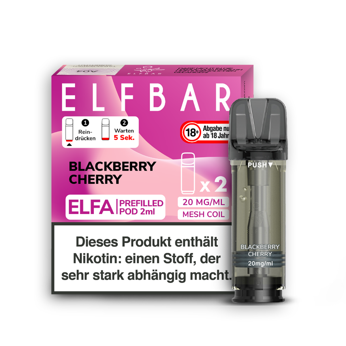 Elfbar Elfa Blackberry Cherry Pods 2er Pack