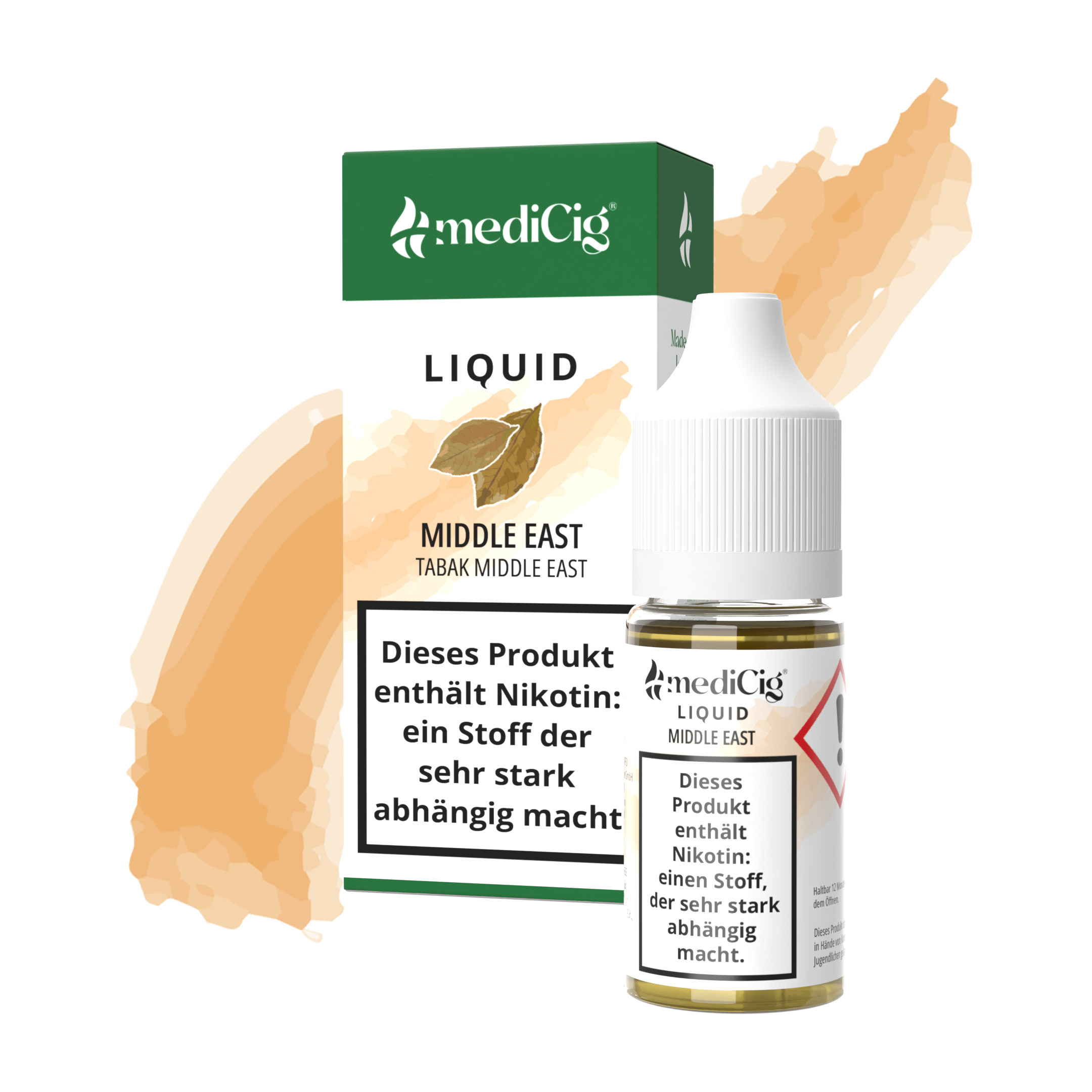 Middle East (Tabak middle East) E-Zigaretten Liquid 0 mg Nikotin Middle East (Tabak middle East) E-Zigaretten Liquid 0 mg Nikotin