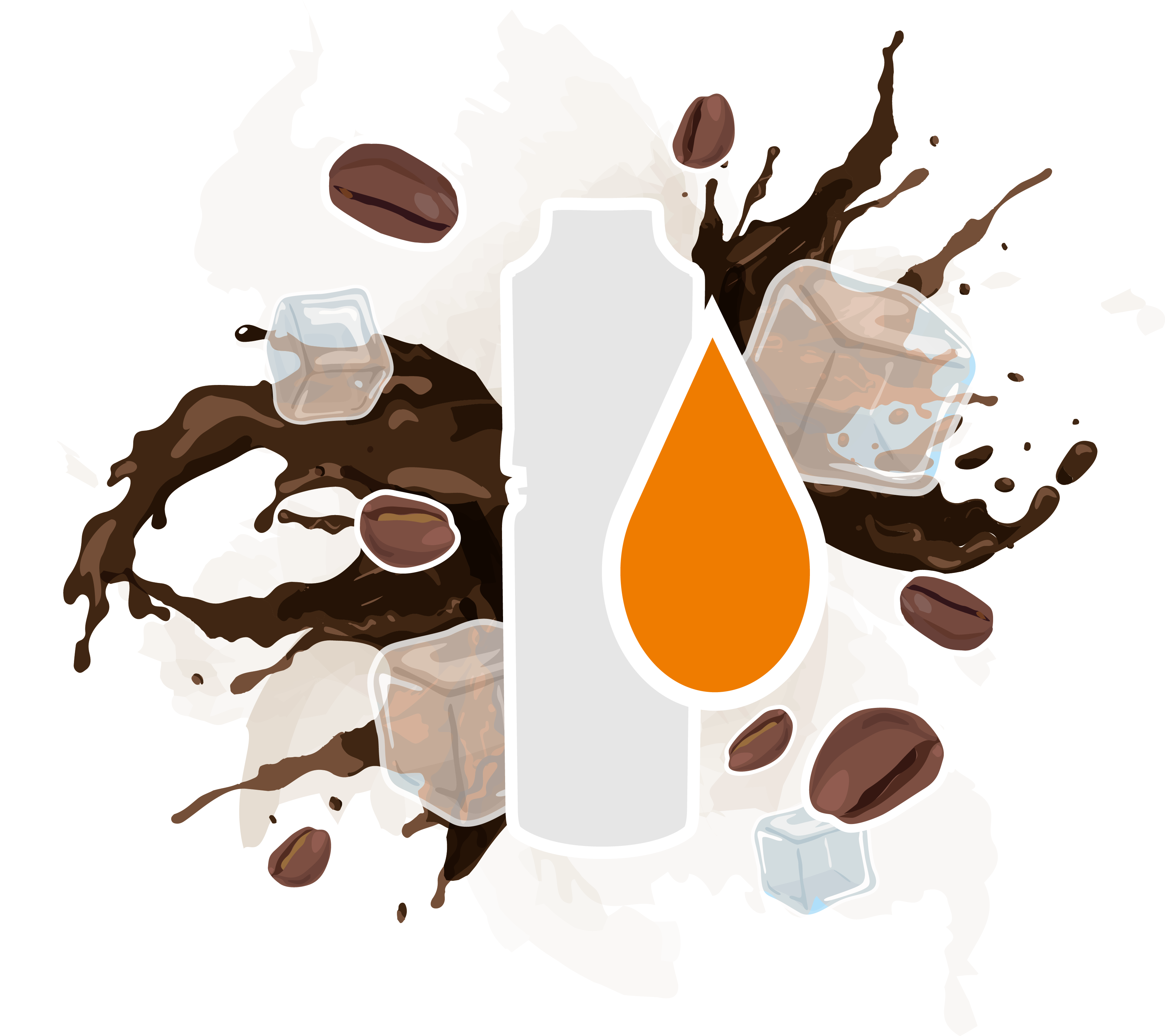 Cool Black (Eiskaffee) - E-Zigaretten Liquid - 12 mg Nikotin