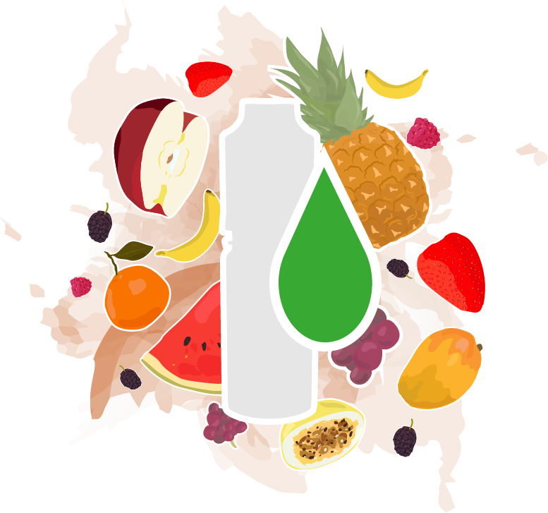 Colorful Kiss (Tutti-Frutti) - E-Zigaretten Liquid - 0 mg Nikotin