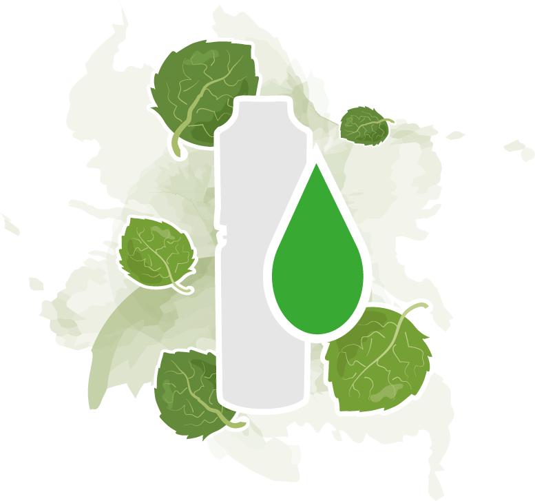 Chewy Leafs (Spearmint) - E-Zigaretten Liquid - 0 mg Nikotin