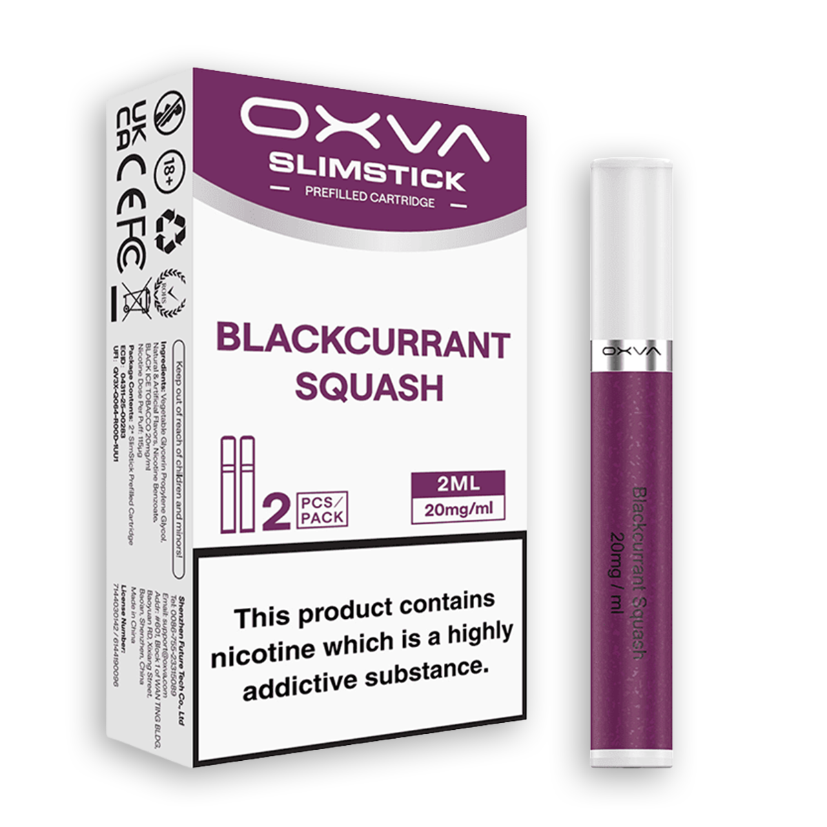 OXVA-Slim-Stick-Pods-Blackcurrant-Squash