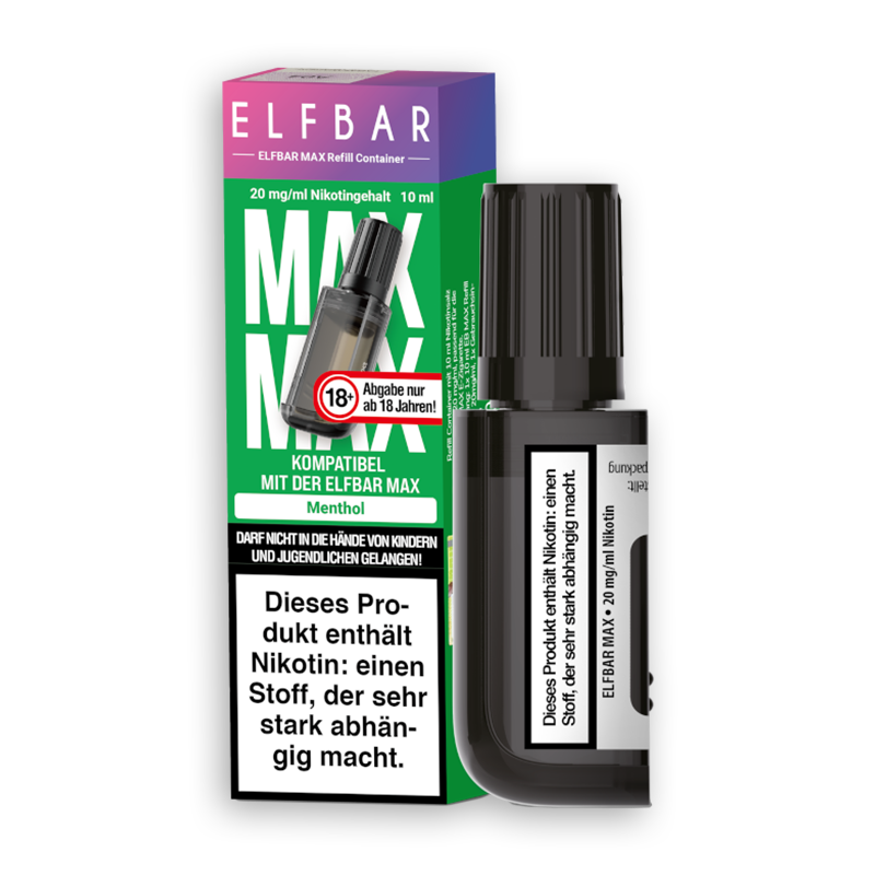Elfbar Max Refill Container Pods - Menthol Elfbar Max Refill Container Pods - Menthol