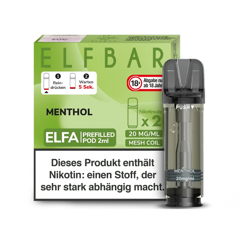 Elfbar Elfa Pod: Menthol