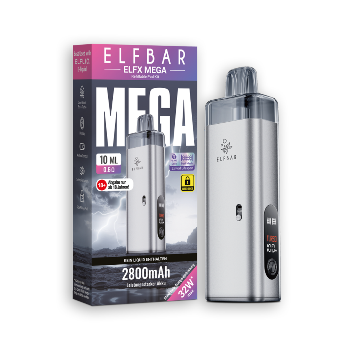 Elfbar_Elfx_Mega_Kit_Silver