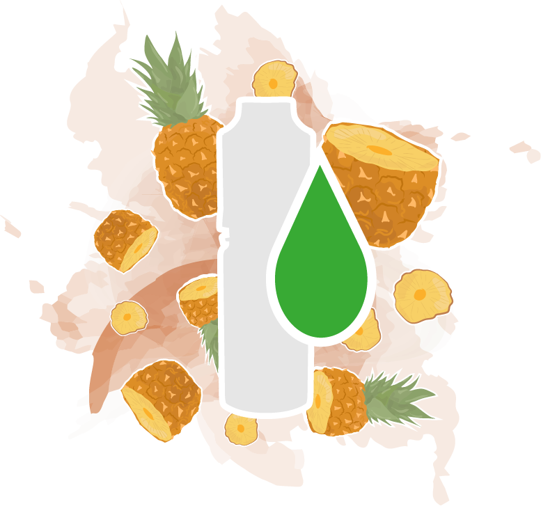 Pina Lips (Ananas) - E-Zigaretten Liquid - 0 mg Nikotin