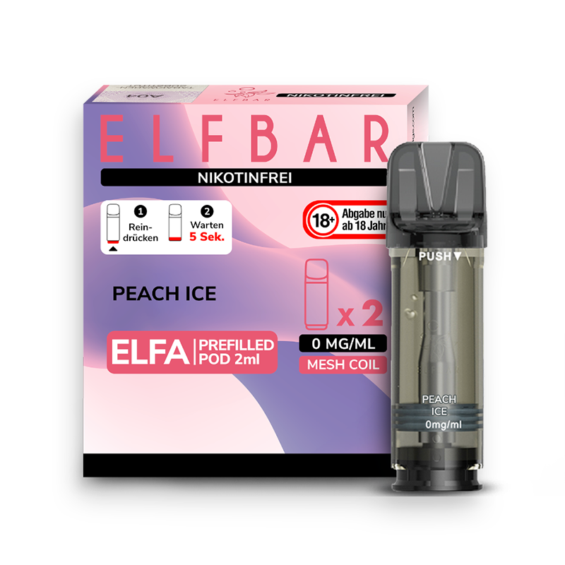 Elf Bar Elfa Pod Peach Ice 2er Pack - nikotinfrei