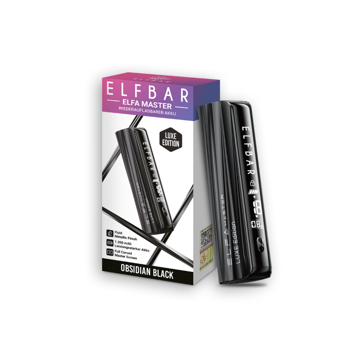 Elfbar Elfa Master Luxe 1200 mAh Akku black