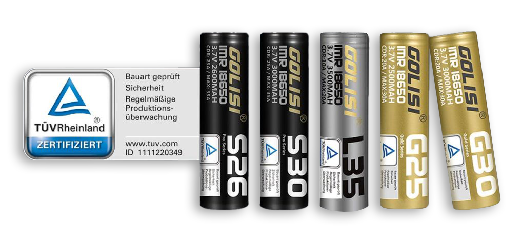 Akku Batterien von Golisi