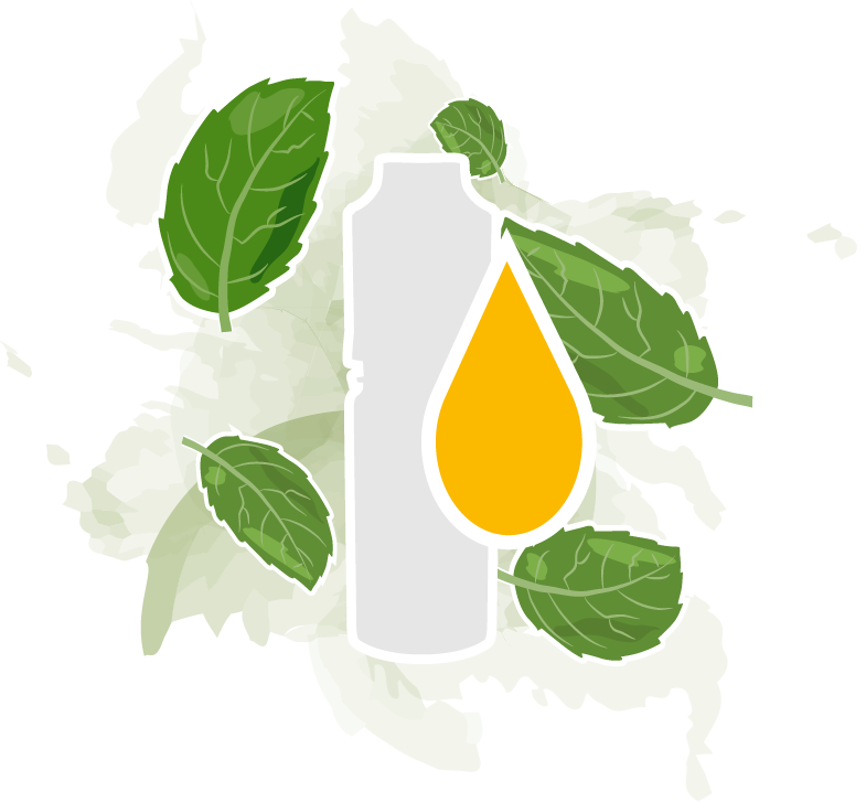 Green Leafs (Pfefferminz) - E-Zigaretten Liquid - 6 mg Nikotin