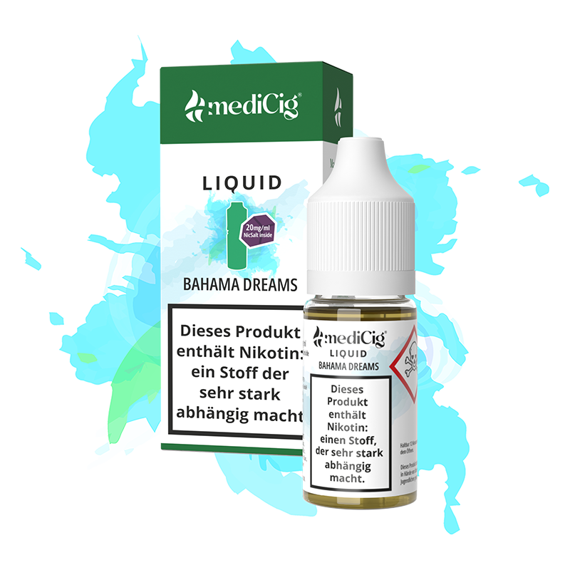 Nikotinsalz Liquid Bahama Dreams E-Zigaretten Liquid 20 mg Nikotin Nikotinsalz Liquid Bahama Dreams E-Zigaretten Liquid 20 mg Nikotin