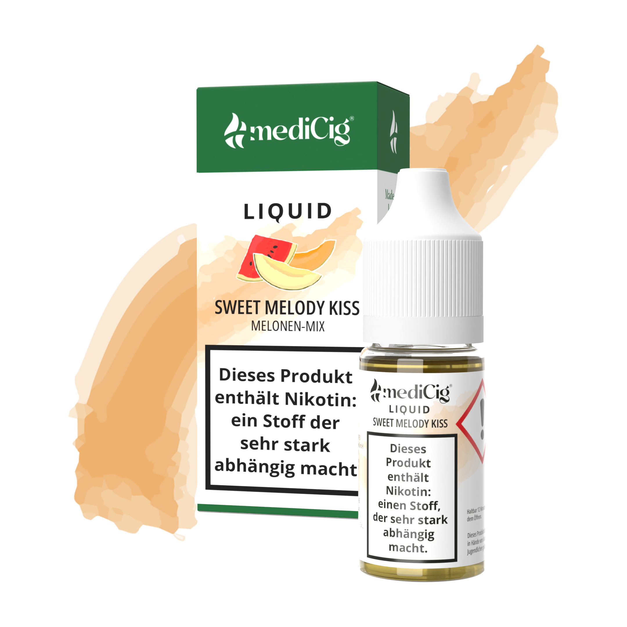 Sweet Melody (Melonen-Mix) E-Zigaretten Liquid 0 mg Nikotin Sweet Melody (Melonen-Mix) E-Zigaretten Liquid 0 mg Nikotin