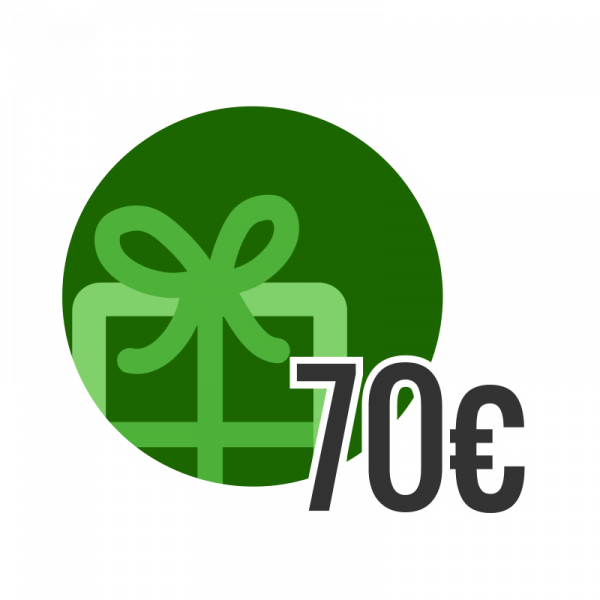 Geschenkgutschein 70 Euro